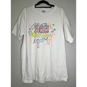 Bud Mardi Gras Anheuser-Busch 1992 Vintage Single Stitch T Shirt Size XL